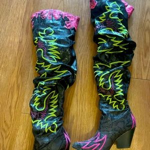 Thigh -high boot